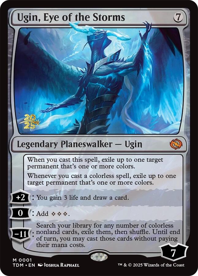 Ugin, Eye of the Storms [Tarkir: Dragonstorm Prerelease Promos] | Magic Magpie
