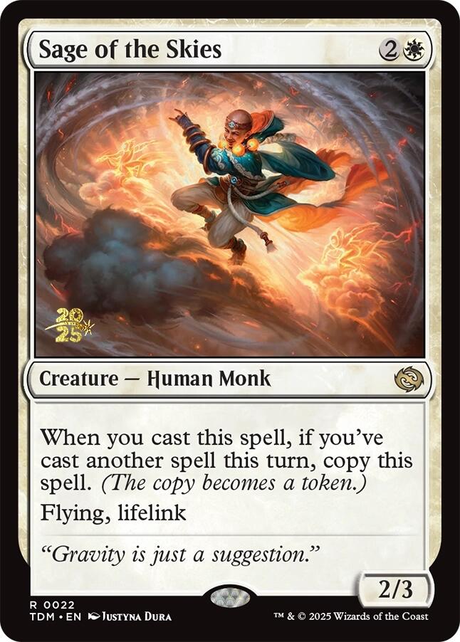 Sage of the Skies [Tarkir: Dragonstorm Prerelease Promos] | Magic Magpie