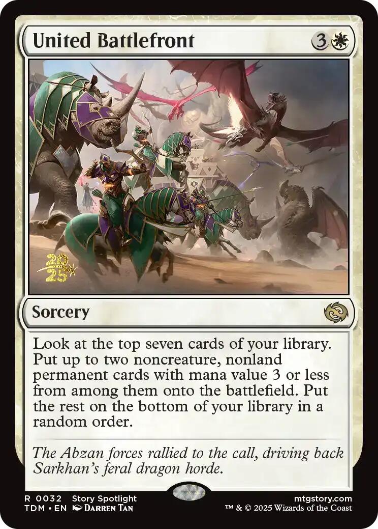 United Battlefront [Tarkir: Dragonstorm Prerelease Cards] | Magic Magpie