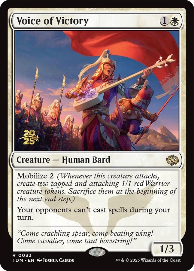 Voice of Victory [Tarkir: Dragonstorm Prerelease Promos] | Magic Magpie