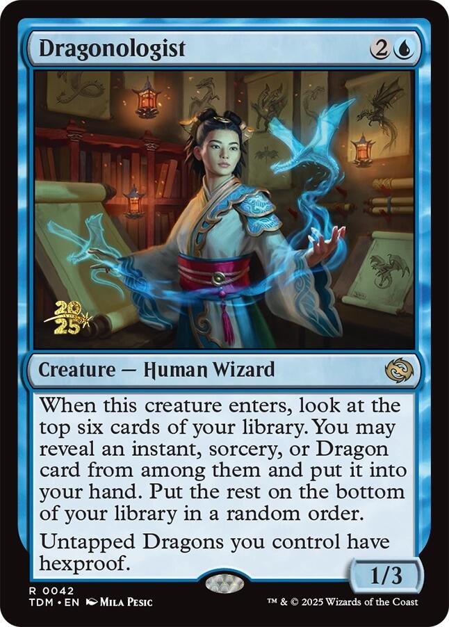 Dragonologist [Tarkir: Dragonstorm Prerelease Promos] | Magic Magpie