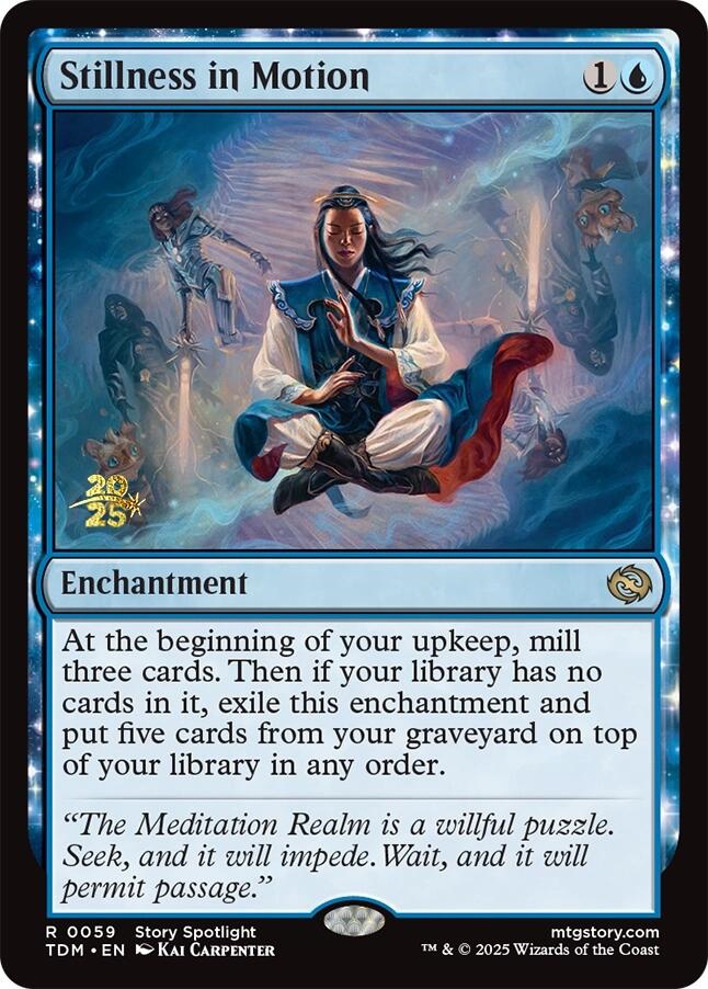 Stillness in Motion [Tarkir: Dragonstorm Prerelease Promos] | Magic Magpie