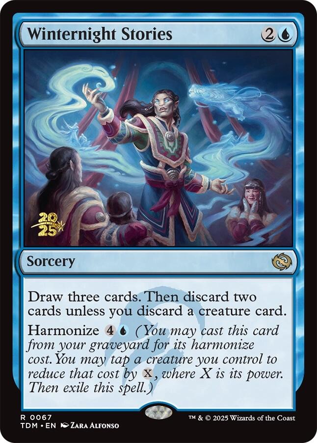 Winternight Stories [Tarkir: Dragonstorm Prerelease Promos] | Magic Magpie