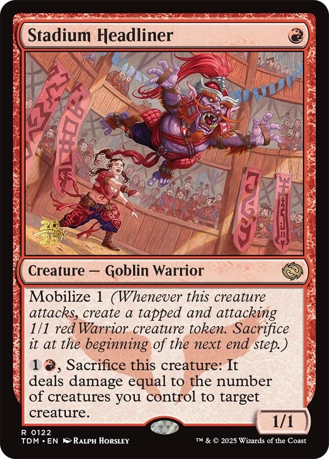 Stadium Headliner [Tarkir: Dragonstorm Prerelease Promos] | Magic Magpie