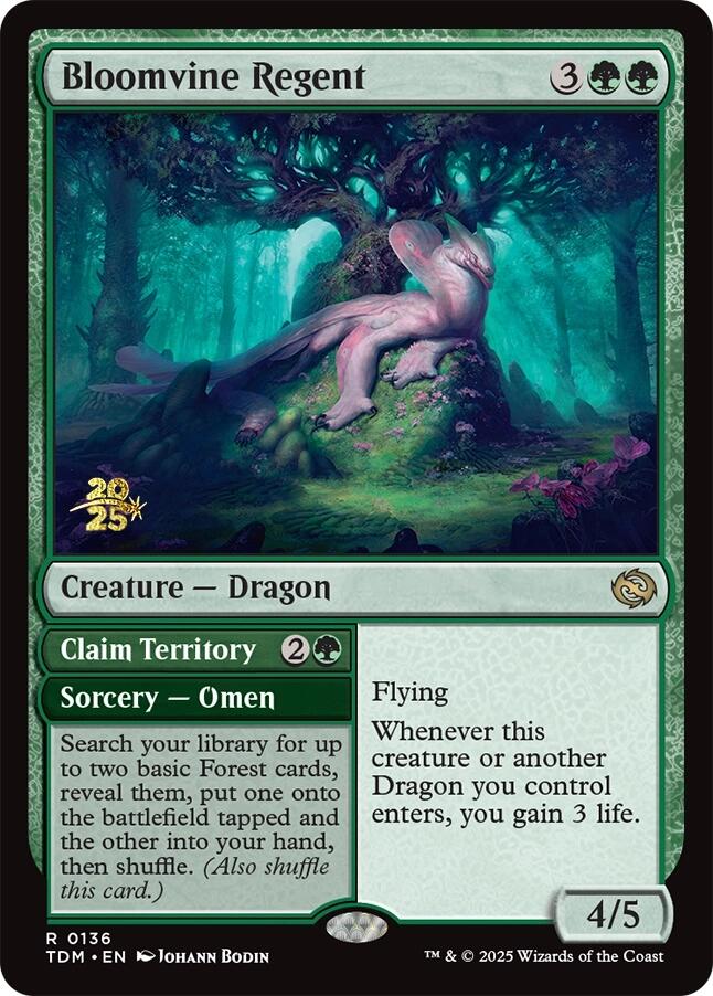 Bloomvine Regent [Tarkir: Dragonstorm Prerelease Promos] | Magic Magpie