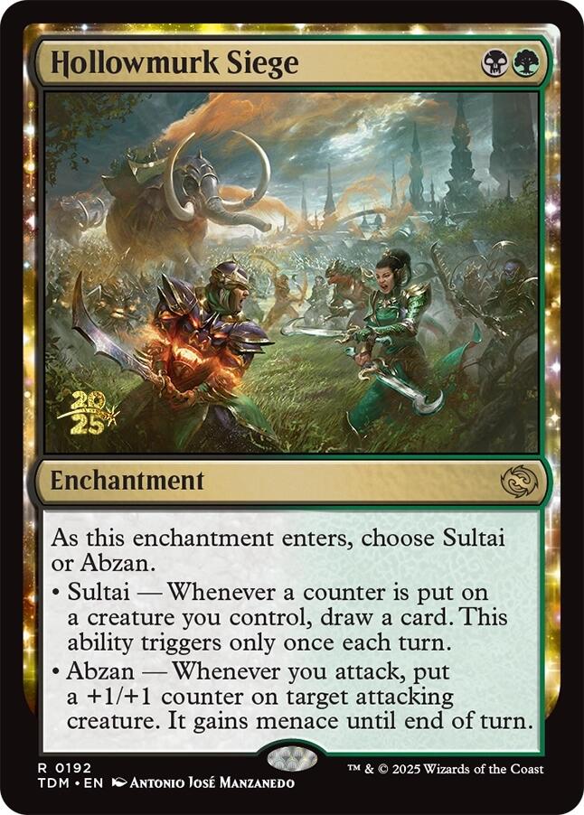 Hollowmurk Siege [Tarkir: Dragonstorm Prerelease Promos] | Magic Magpie