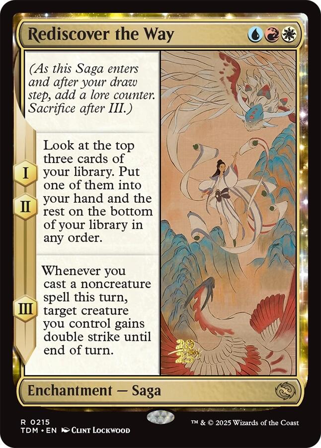 Rediscover the Way [Tarkir: Dragonstorm Prerelease Promos] | Magic Magpie