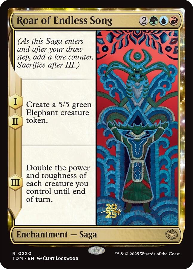 Roar of Endless Song [Tarkir: Dragonstorm Prerelease Cards] | Magic Magpie