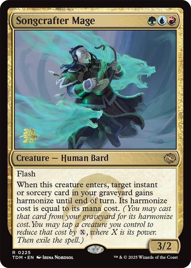 Songcrafter Mage [Tarkir: Dragonstorm Prerelease Promos] | Magic Magpie