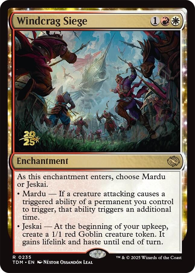 Windcrag Siege [Tarkir: Dragonstorm Prerelease Promos] | Magic Magpie