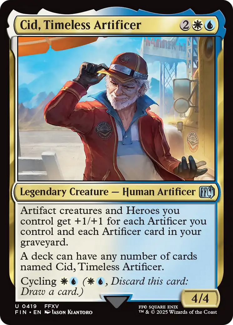 Cid, Timeless Artificer (0419) [FINAL FANTASY] | Magic Magpie