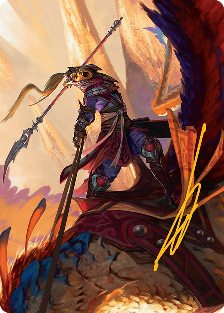 Dragonback Lancer Art Card (3/54) [Tarkir: Dragonstorm Art Series] | Magic Magpie
