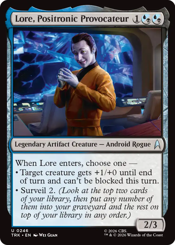 Lore, Positronic Provocateur [Star Trek] | Magic Magpie