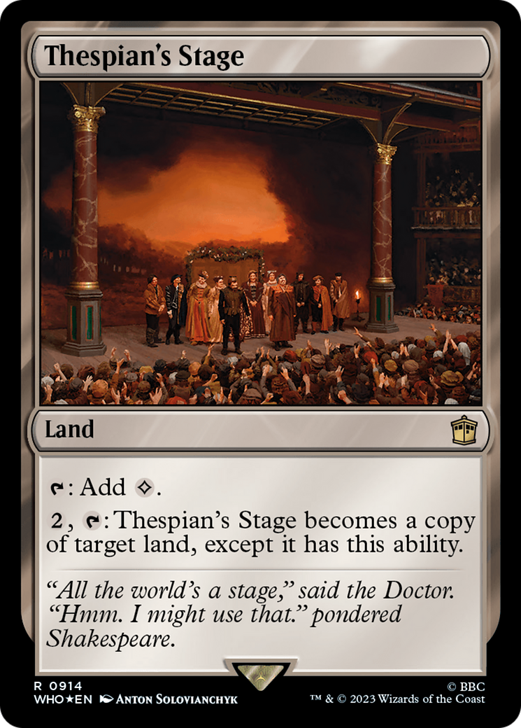 Thespian's Stage (Surge Foil) [Doctor Who] | Magic Magpie