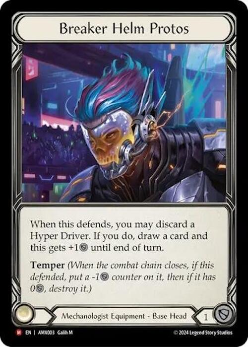 Breaker Helm Protos [AMX003] (Armory Deck: Maxx Nitro)  Rainbow Foil | Magic Magpie
