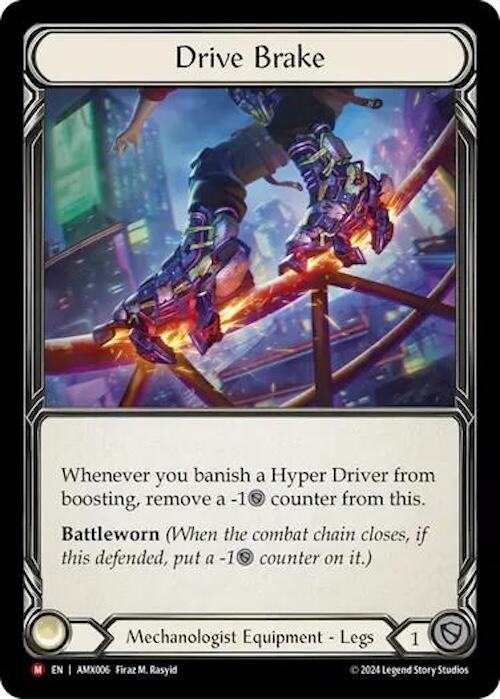 Drive Brake [AMX006] (Armory Deck: Maxx Nitro)  Rainbow Foil | Magic Magpie