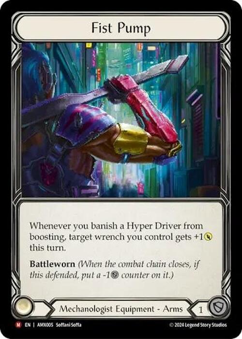 Fist Pump [AMX005] (Armory Deck: Maxx Nitro)  Rainbow Foil | Magic Magpie