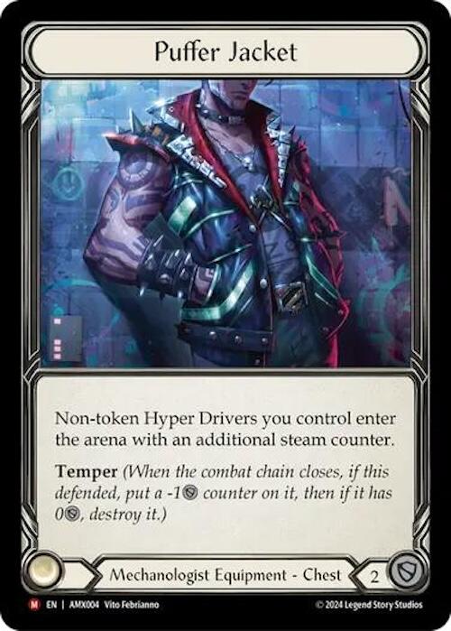 Puffer Jacket [AMX004] (Armory Deck: Maxx Nitro)  Rainbow Foil | Magic Magpie