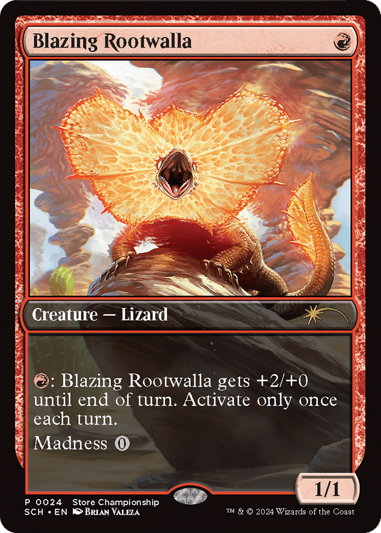 Blazing Rootwalla [World Championship 2024] | Magic Magpie