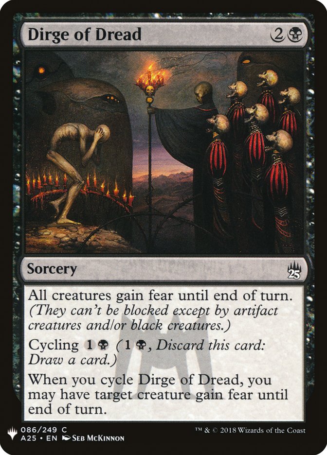 Dirge of Dread [Mystery Booster] | Magic Magpie