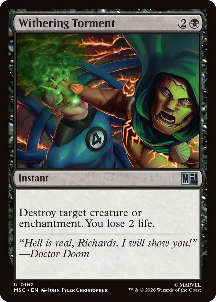 Withering Torment (Surge Foil) [Marvel Super Heroes Commander] | Magic Magpie