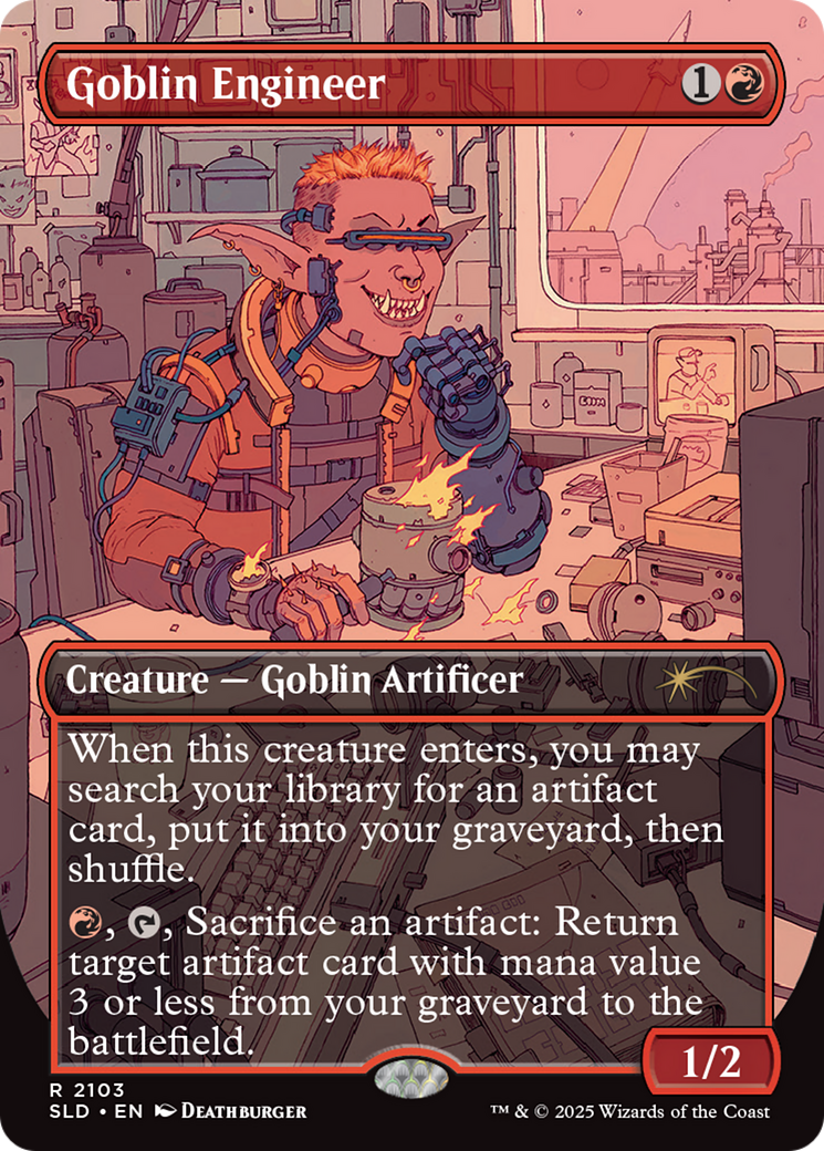 Goblin Engineer (Galaxy Foil) [Secret Lair Drop Series] | Magic Magpie