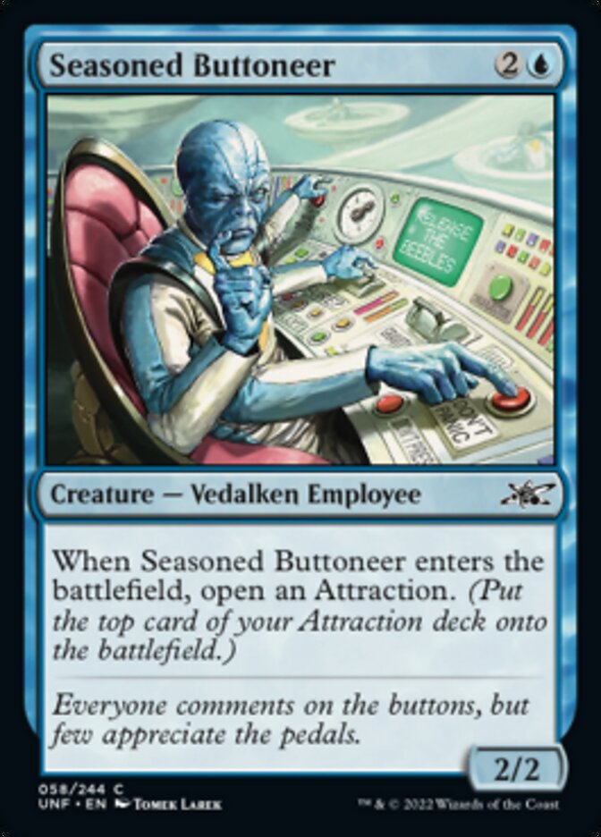 Seasoned Buttoneer [Unfinity] | Magic Magpie