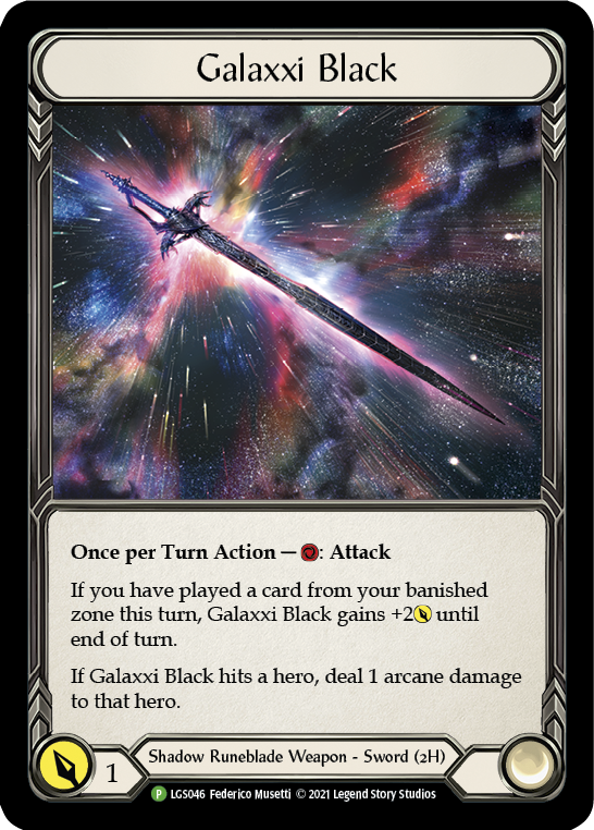 Galaxxi Black [LGS046] (Promo)  Cold Foil | Magic Magpie