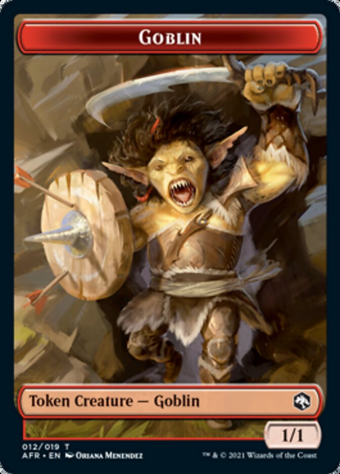 Dungeon of the Mad Mage // Goblin Double-Sided Token [Dungeons & Dragons: Adventures in the Forgotten Realms Tokens] | Magic Magpie