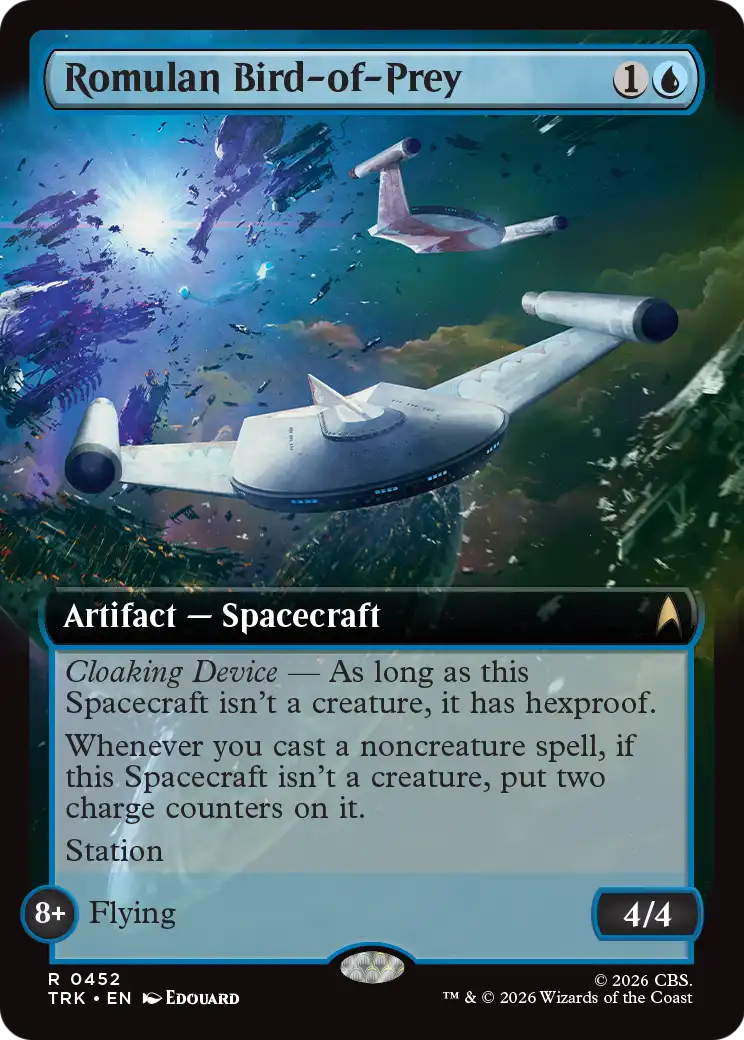 Romulan Bird-of-Prey (Extended Art) [Star Trek] | Magic Magpie