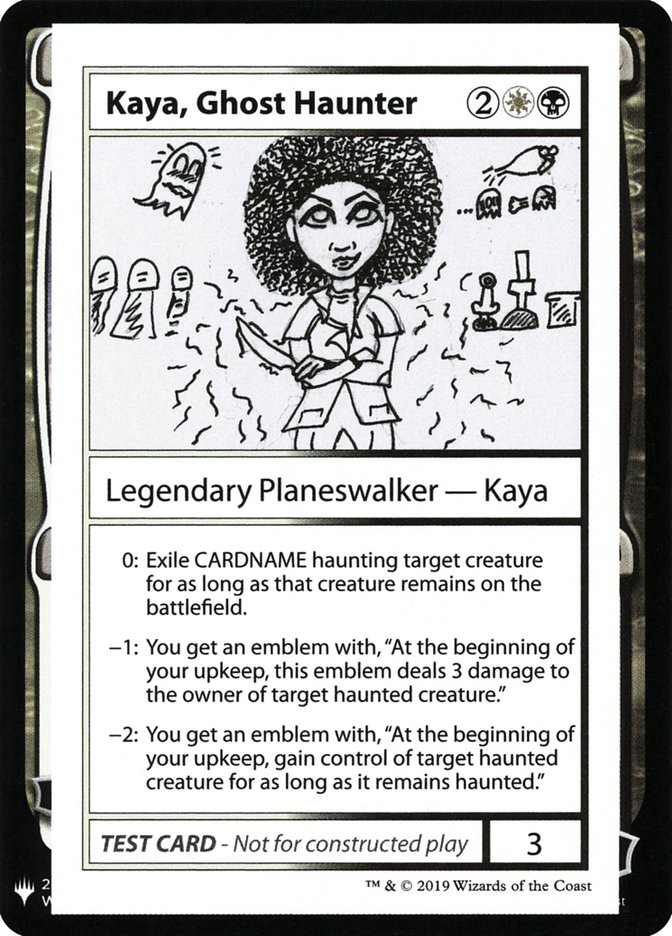 Kaya, Ghost Haunter [Mystery Booster Playtest Cards] | Magic Magpie