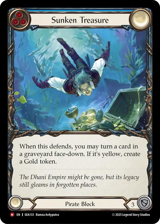 Sunken Treasure (Regular) [SEA133] (High Seas) | Magic Magpie
