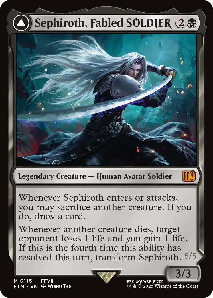 Sephiroth, Fabled SOLDIER // Sephiroth, One-Winged Angel [FINAL FANTASY] | Magic Magpie