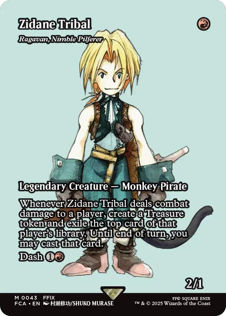 Zidane Tribal - Ragavan, Nimble Pilferer (Showcase) [FINAL FANTASY : Through the Ages] | Magic Magpie