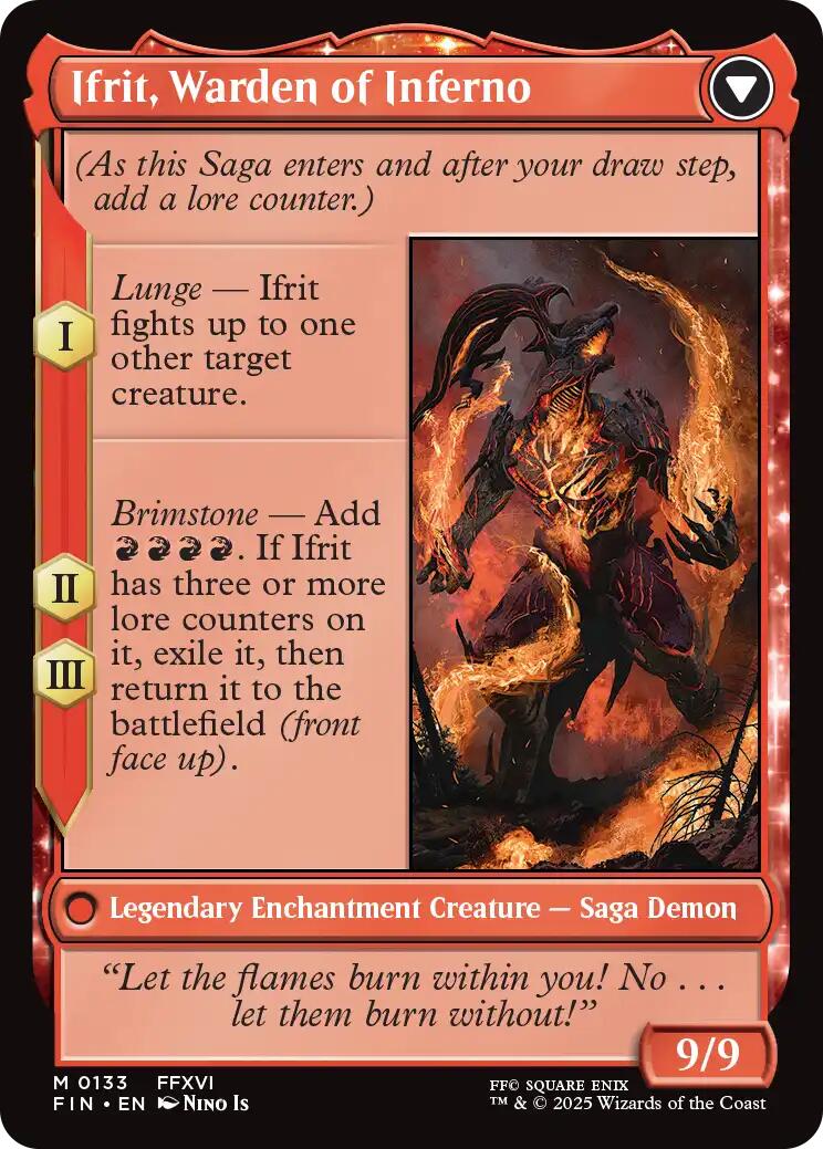 Clive, Ifrit's Dominant // Ifrit, Warden of Inferno [FINAL FANTASY] | Magic Magpie