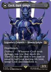 Cecil, Dark Knight // Cecil, Redeemed Paladin (Borderless) (Surge Foil) [FINAL FANTASY] | Magic Magpie