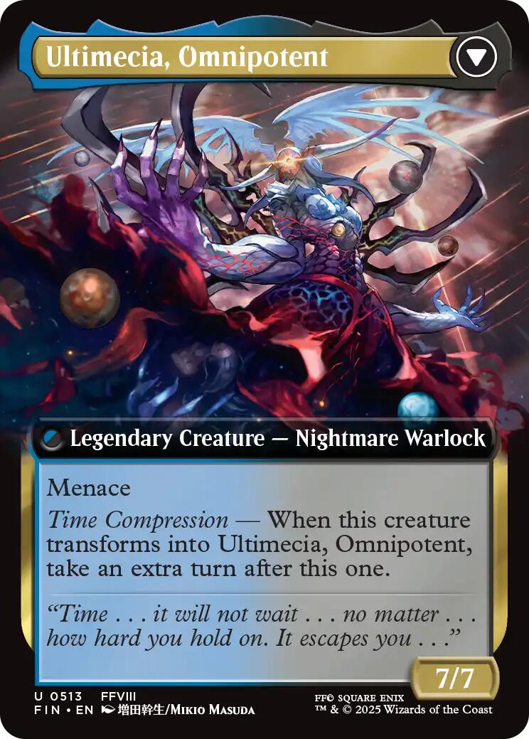 Ultimecia, Time Sorceress // Ultimecia, Omnipotent (Extended Art) [FINAL FANTASY] | Magic Magpie