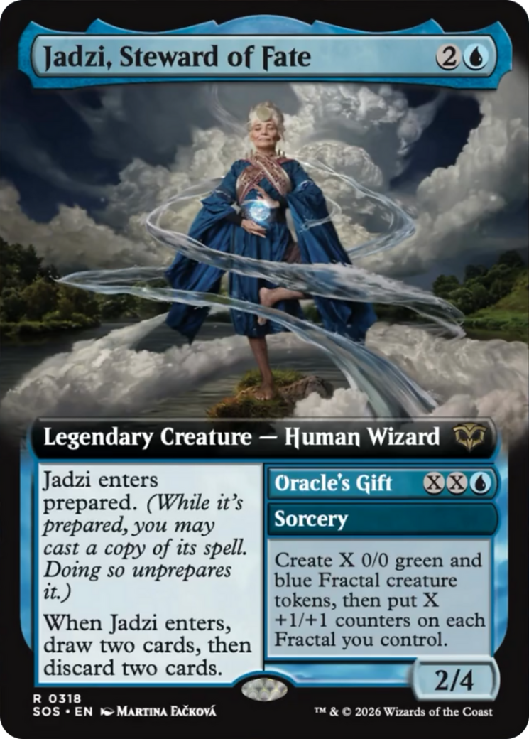 Jadzi, Steward of Fate (Extended Art) [Secrets of Strixhaven] | Magic Magpie