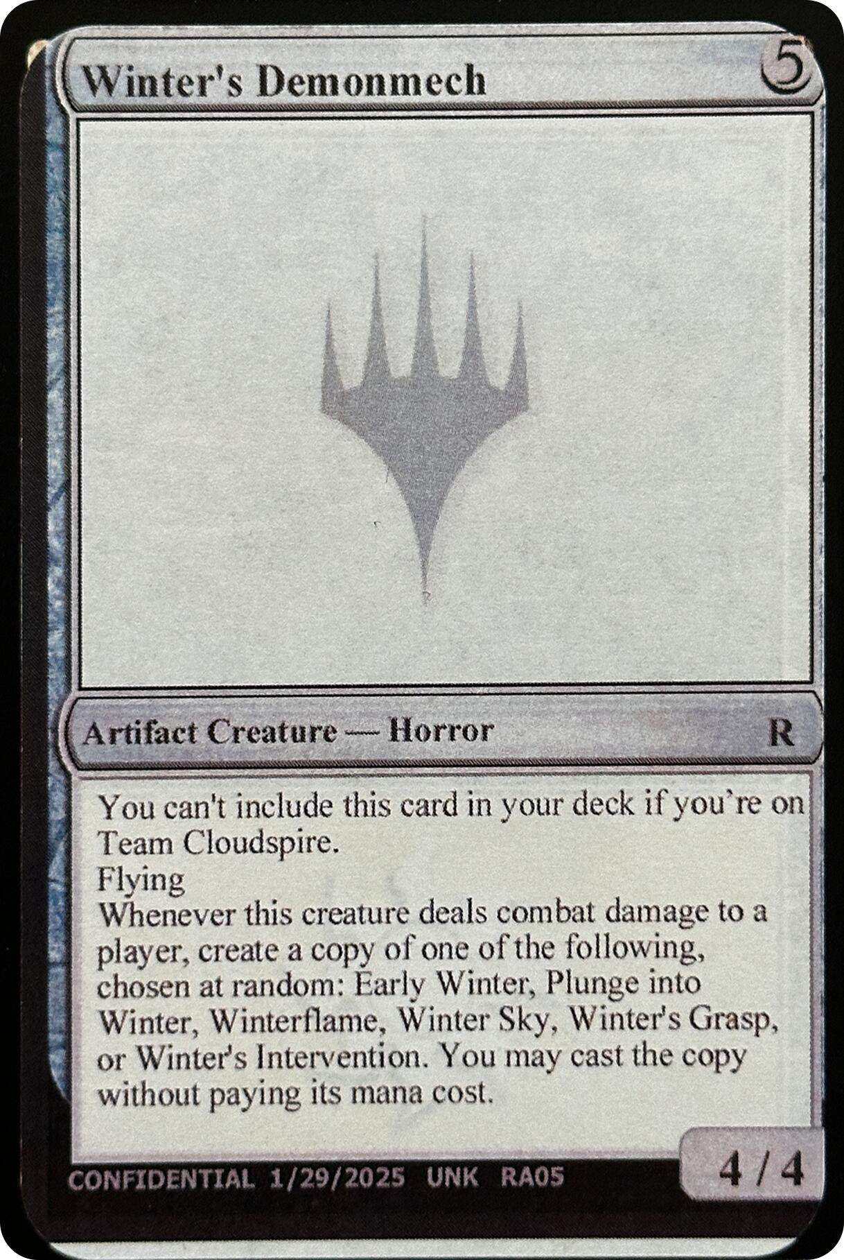 Winter's Demonmech [Unknown Event] | Magic Magpie
