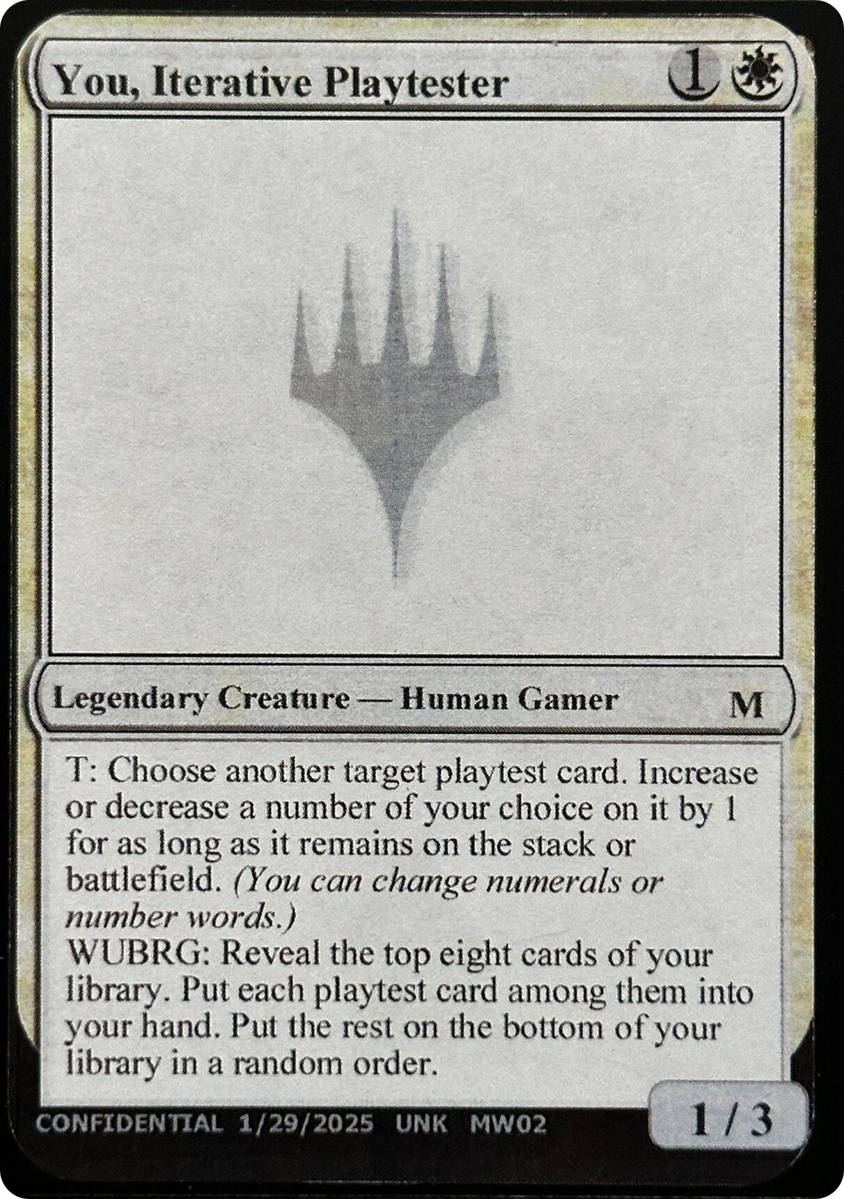 You, Iterative Playtester [Unknown Event] | Magic Magpie