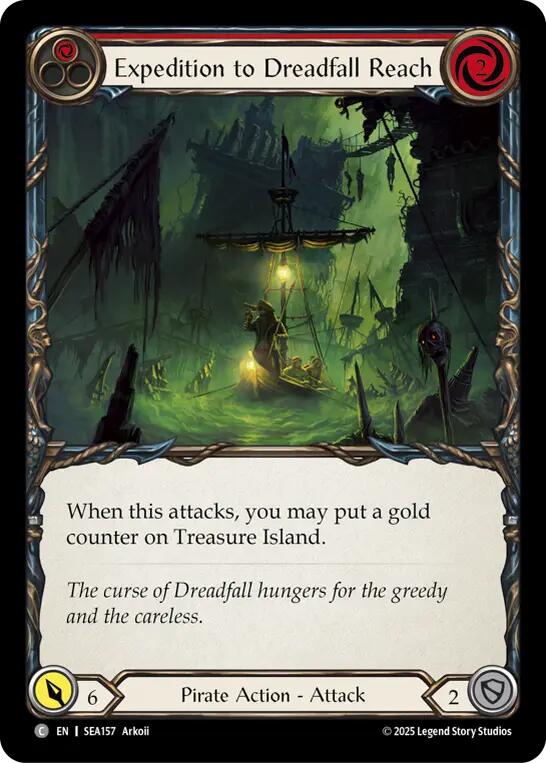 Expedition to Dreadfall Reach [SEA157] (High Seas)  Rainbow Foil | Magic Magpie