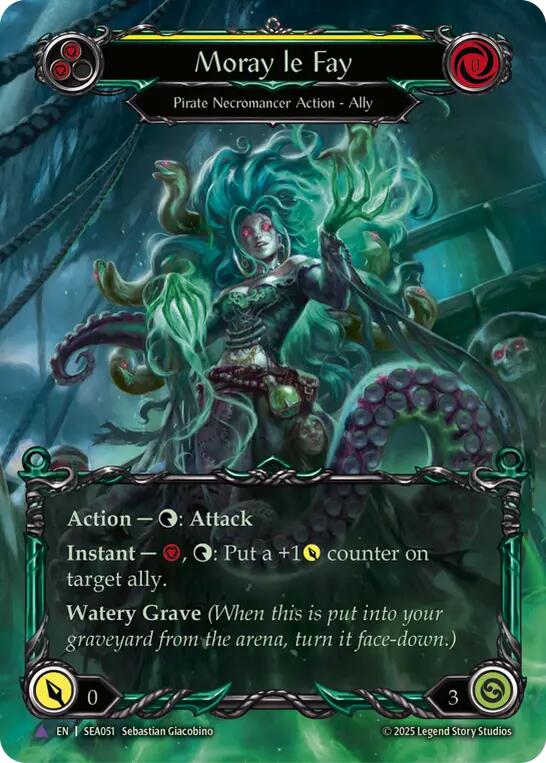 Moray le Fay (Marvel) [SEA051] (High Seas)  Cold Foil | Magic Magpie