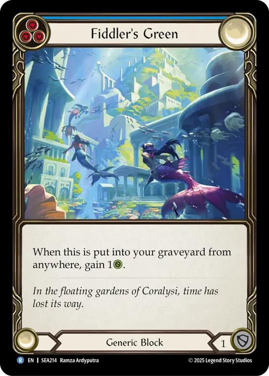 Fiddler's Green (Blue) [SEA214] (High Seas) | Magic Magpie