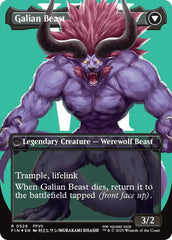 Vincent Valentine // Galian Beast (Borderless) (Surge Foil) [FINAL FANTASY] | Magic Magpie