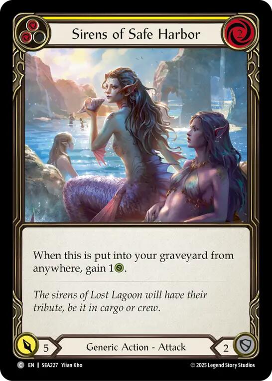 Sirens of Safe Harbor (Yellow) [SEA227] (High Seas) | Magic Magpie