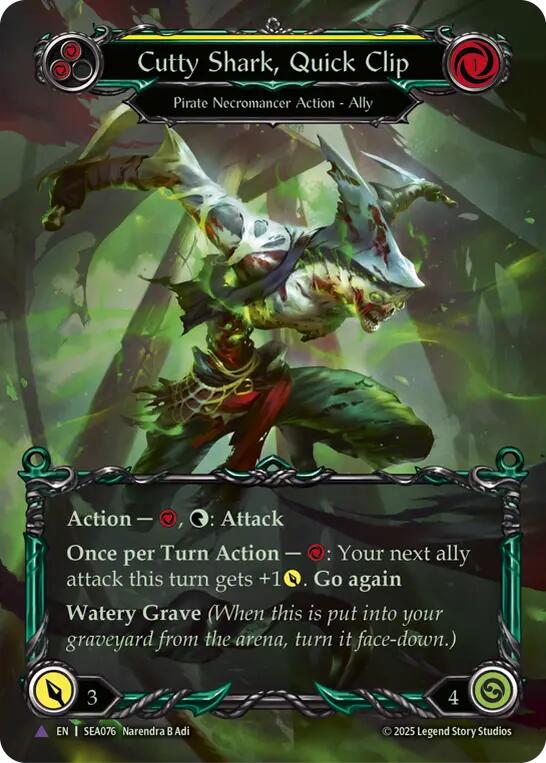 Cutty Shark, Quick Clip (Marvel) [SEA076] (High Seas)  Cold Foil | Magic Magpie