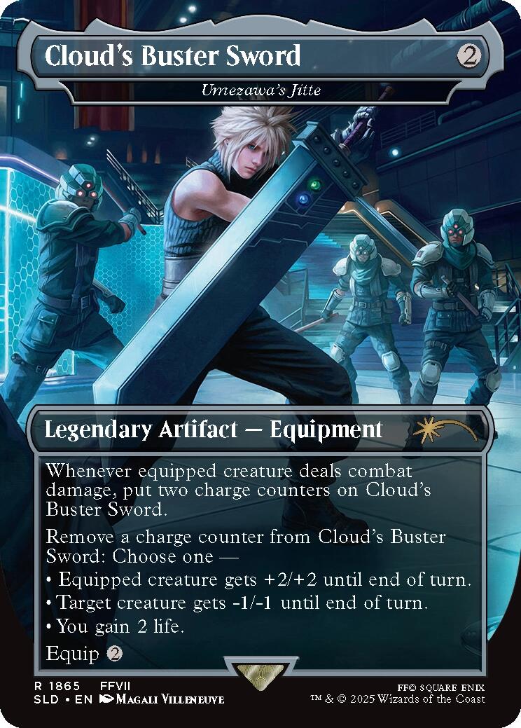Cloud's Buster Sword - Umezawa's Jitte [Secret Lair Drop Series] | Magic Magpie