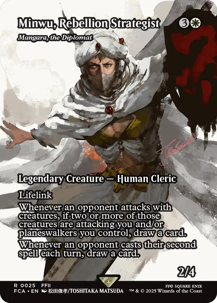 Minwu, Rebellion Strategist - Mangara, the Diplomat (Showcase) [FINAL FANTASY : Through the Ages] | Magic Magpie