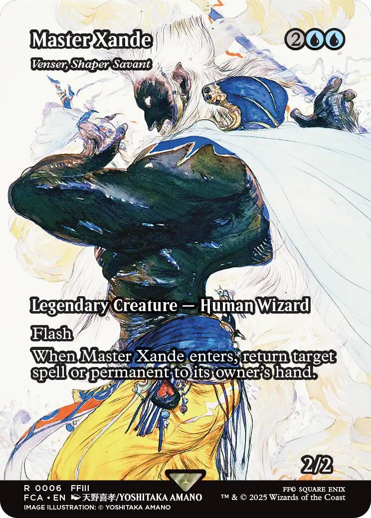 Master Xande - Venser, Shaper Savant (Showcase) [FINAL FANTASY : Through the Ages] | Magic Magpie