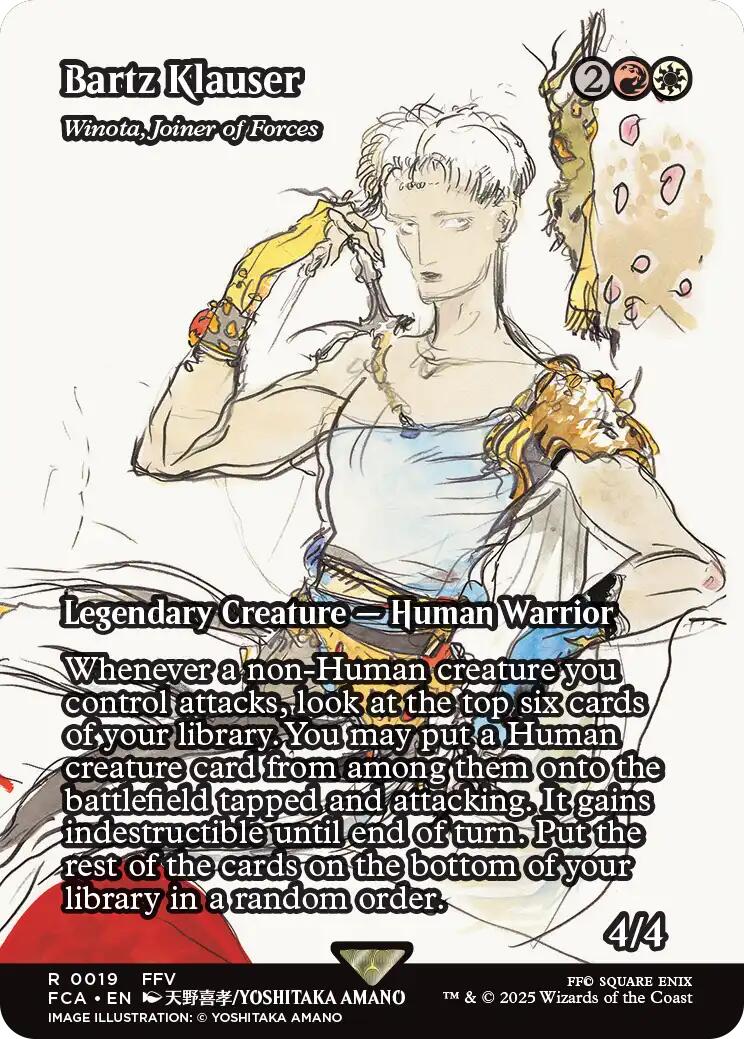 Bartz Klauser - Winota, Joiner of Forces (Showcase) [FINAL FANTASY : Through the Ages] | Magic Magpie